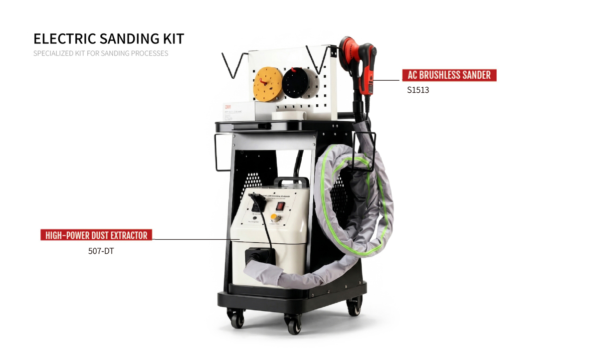 Ac brushless sander
